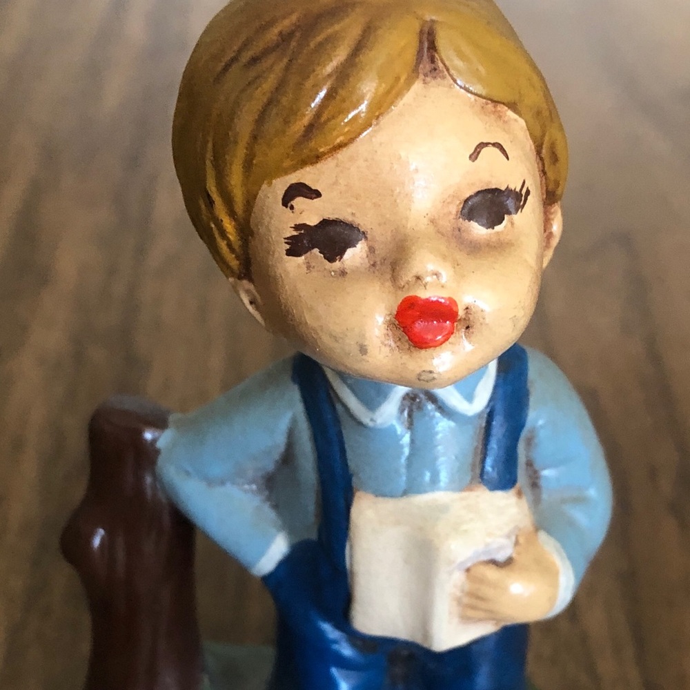 Porcelain Boy Figurine